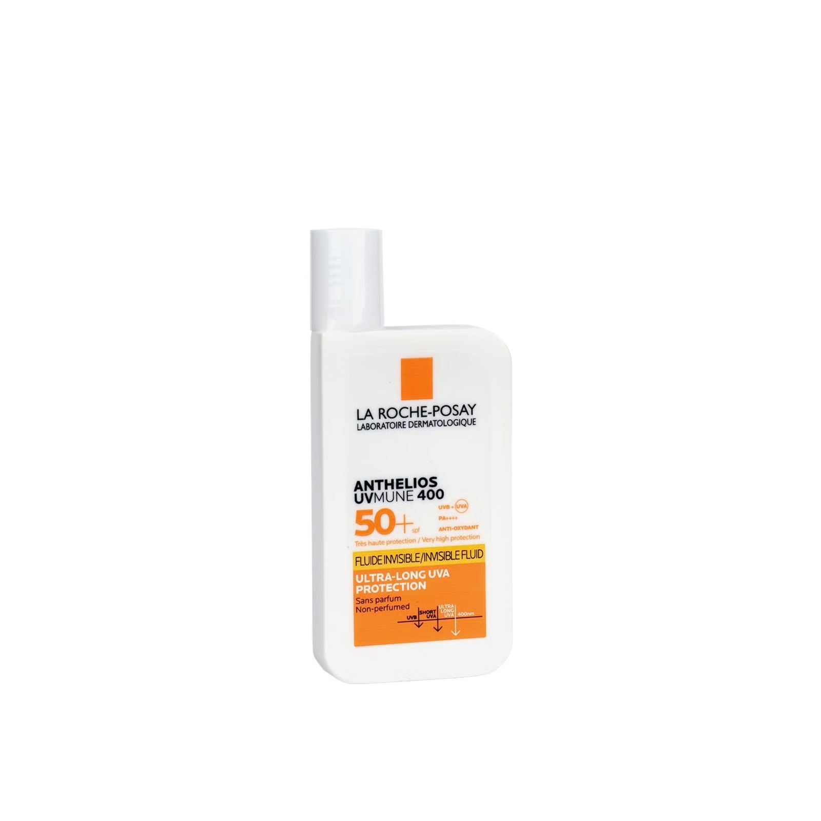 La Roche-Posay Anthelios UVMune 400 Invisible Fluid SPF50+ bottle