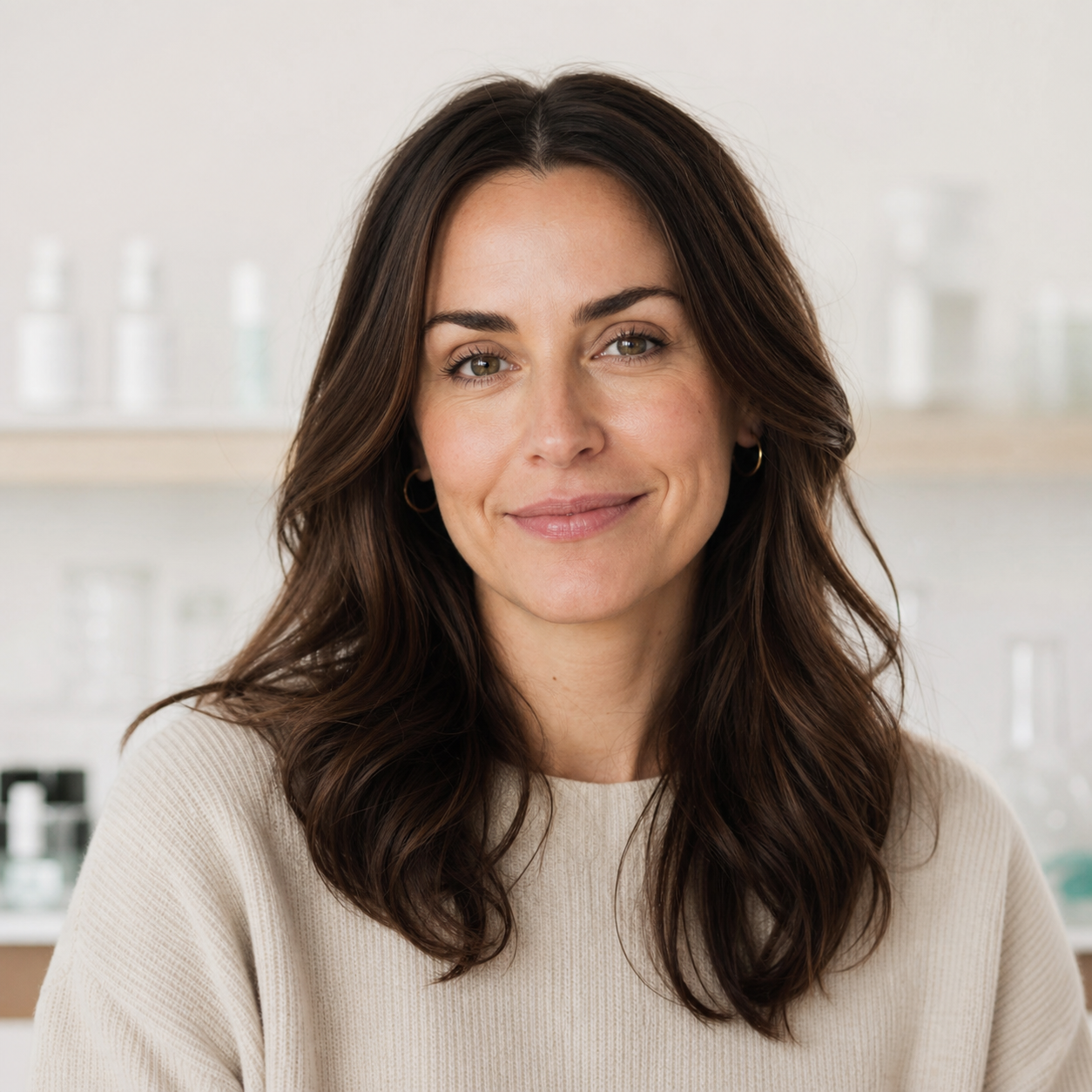 Portrait of Clare Hartley, lead beauty editor for Raybould Marketing